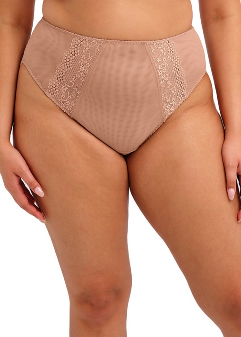 Elomi Lucie Mocha High Leg Brief
