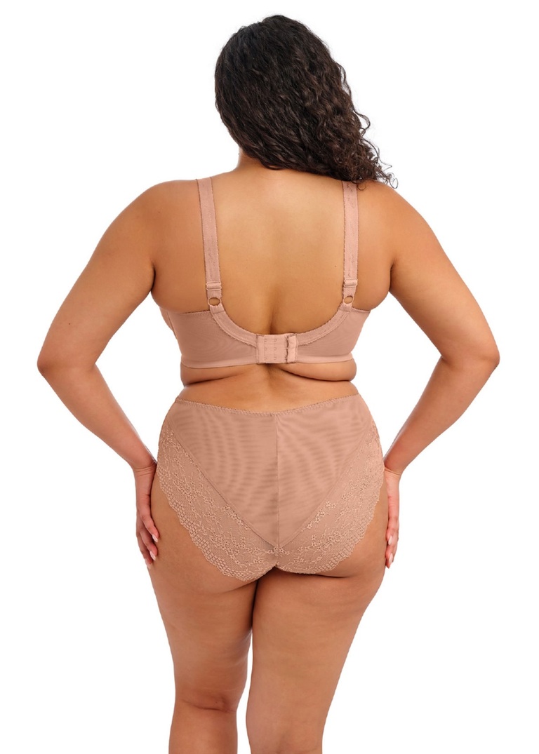 Elomi Lucie Mocha High Leg Brief - Image 2